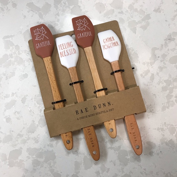 Rae Dunn Mini Spatula 4 Piece Set - Picture 2 of 3